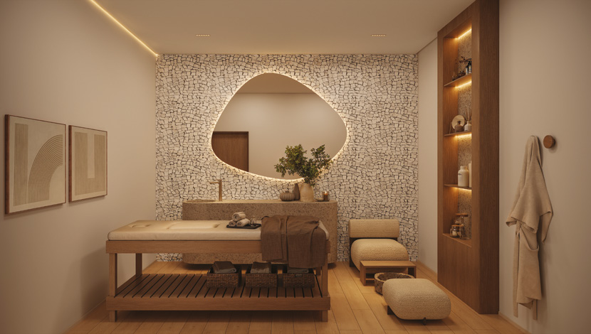 Sala de massagem do Alameda Mará